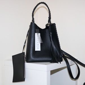Vegan Leather Bucket Bag